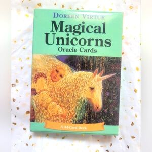 Magical Unicorns Oracle Cards - Green